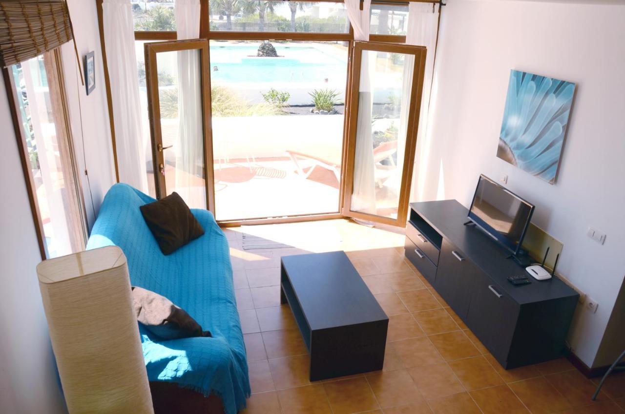 Ferienwohnung B16-Duplex Luminoso+ Piscina A 150 M Del Mar Charco del Palo Exterior foto